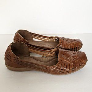 Natural Soul Grandeur Huarache Woven Sandals